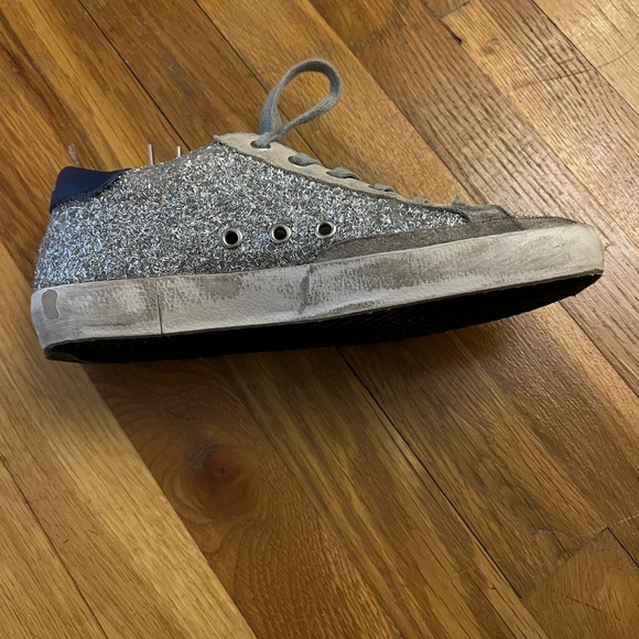 Silver Glitter Golden Goose Supertar - Picture 3 of 8